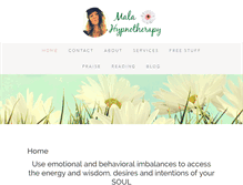 Tablet Screenshot of malahypnotherapy.com